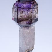 Quartz scepter (variety smoky and amethyst)