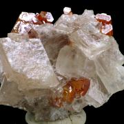 Vanadinite, calcite MEXICO