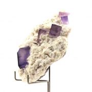 Fluorite + Orthoclase.