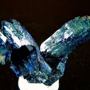 Azurite with Malachite