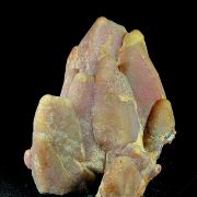 Smithsonite perimorph on Calcite