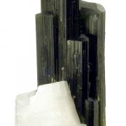 Tourmaline, albite