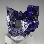 bi-terminated AZURITE twinned