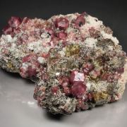 GARNET var. GROSSULAR, VESUVIANITE