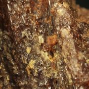 Painite (incredibly rare doubly-terminated crystals) with Ruby - Hinthar-taung (Hinthar hill), Mandalay Region, Myanmar (Burma)