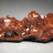 CALCITE with HEMATITE inclusions