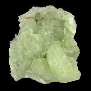 Prehnite finger cast after Anhydrite with Calcite