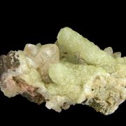Prehnite finger cast after Anhydrite with Calcite