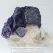 Fluorite with Quartz