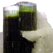 Tourmaline, albite