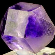 Quartz var. hourglass amethyst
