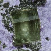 Fluorite with Fluorapatite, Arsenopyrite and Muscovite