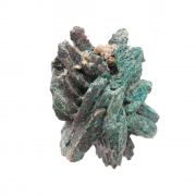 Copper pseudomorph after Azurite (Copper Rose) with Malachite