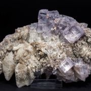 Fluorite with Calcite