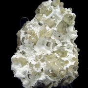 Talc, calcite, quartz, chalcopyrite