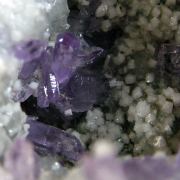 Amethyst Quartz with Calcite and Dolomite