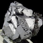 Galena on sphalerite