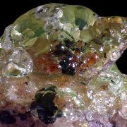 Opal var. hyalite CRAZY FLUORESCENCE