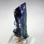 AZURITE, MALACHITE pseudomorph