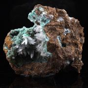 Cuprian Adamite + Hemimorphite.