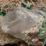 Cerussite with Mimetite and Malachite