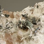 Hubnerite with Quartz, Fluorite