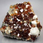 gem GARNET var. SPESSARTINE, VESUVIANITE