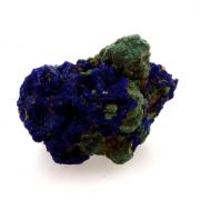 Chessylite ( Azurite ) + Cuprite.