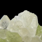 Prehnite casts after Anhydrite with Calcite