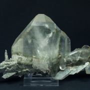 Quartz (variety faden quartz) with Chlorite inclusions