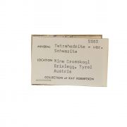 Tetrahedrite (variety: Mercurian Tetrahedrite) (Schwatzite)