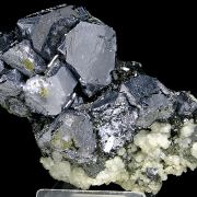 Galena, calcite