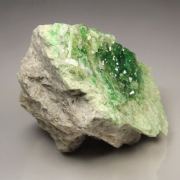 gem GARNET var. GROSSULAR var. CHROMIAN, DIOPSIDE
