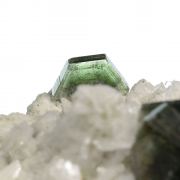 Fluorapatite on Albite