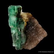 Emerald on Quartz