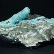 Aragonite (variety Cu-bearing aragonite)