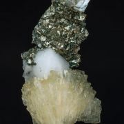 Baryte with Quartz and Pyrite