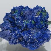 Azurite with Malachite and Baryte