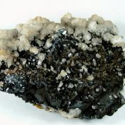 Manganite with Calcite