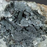 Nagyágite with Quartz