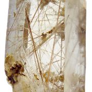 Rutile inclusions in quartz