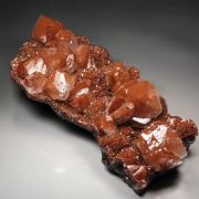 CALCITE with HEMATITE inclusions
