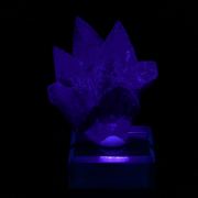 YTTROFLUORITE on CALCITE - Qinglong Mine (Dachang Mine), Qinglong, Qianxinan, Guizhou, China