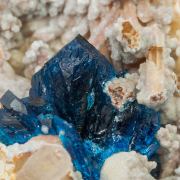 Veszelyite with Hemimorphite and Quartz