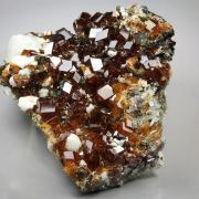 gem GARNET var. SPESSARTINE, VESUVIANITE