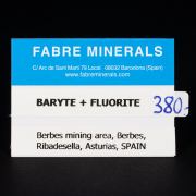 Baryte with Fluorite