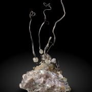 Silver with Calcite