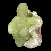 Prehnite finger cast after Anhydrite with Calcite