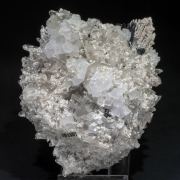 Hübnerite with Quartz and Fluorite