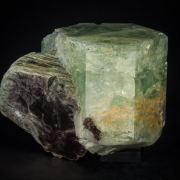 Beryl (variety aquamarine) with Muscovite